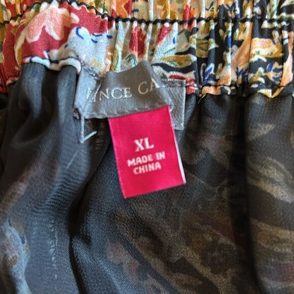 NEW Vince Camuto Multi Color Floral Skirt - Picture 6 of 9